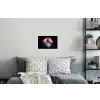 Macarons - Dessert - Graffiti - Kleurrijk - Roze - Blauw - Geel Muursticker klein -slaapkamer
