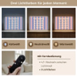Try again - Strepen - Roze - Verticaal - Blauw Light Box met batterij (Wandlamp) middel -USP_lichtkleurDE