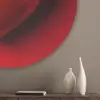 Tomaat - Rood - Hart Akoestische PET Vilt - Rond klein -sfeer5_closeup
