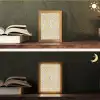 Zebra - Modern - Meerkleurig Light Box met kabel (Tafellamp) klein 925 -sfeer3