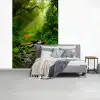 Jungle - Water - Bladeren - Zon - Natuur fotobehang vinyl groot -slaapkamer