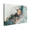 Marmer print - Goud - Blauw canvas 2cm klein -z3d