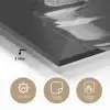 Kurkentrekker - Wijn - Zwart - Wit plexiglas 5mm klein -sfeer2