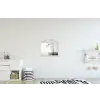 Bamboestammen - Water - Minimalistisch - Wit textielposter latten blank klein -kinderkamer