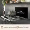 Quotes - Koken - Het geheime ingrediënt is altijd liefde! - Spreuken - Liefde keuken achterwand spatscherm klein -usp_FR
