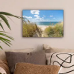 Duin - Gras - Zee - Strand canvas 2cm klein -sfeer1