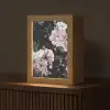 Vintage - Rozen - Romantisch - Bloemen Light Box met kabel (Tafellamp) klein -z3d_website