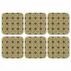 Ornament - Patroon - Groen onderzetter kurk middel 366 -3d
