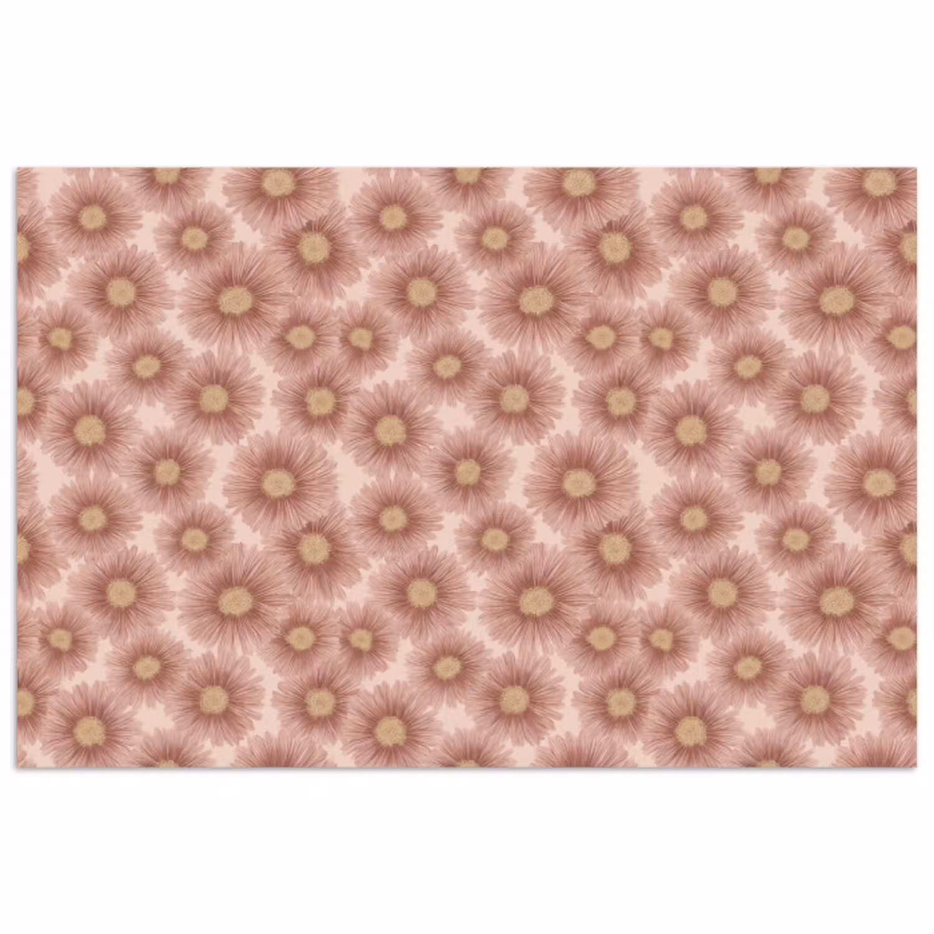 Gerbera - Bloemen - Roze poster papier klein 62 -3d