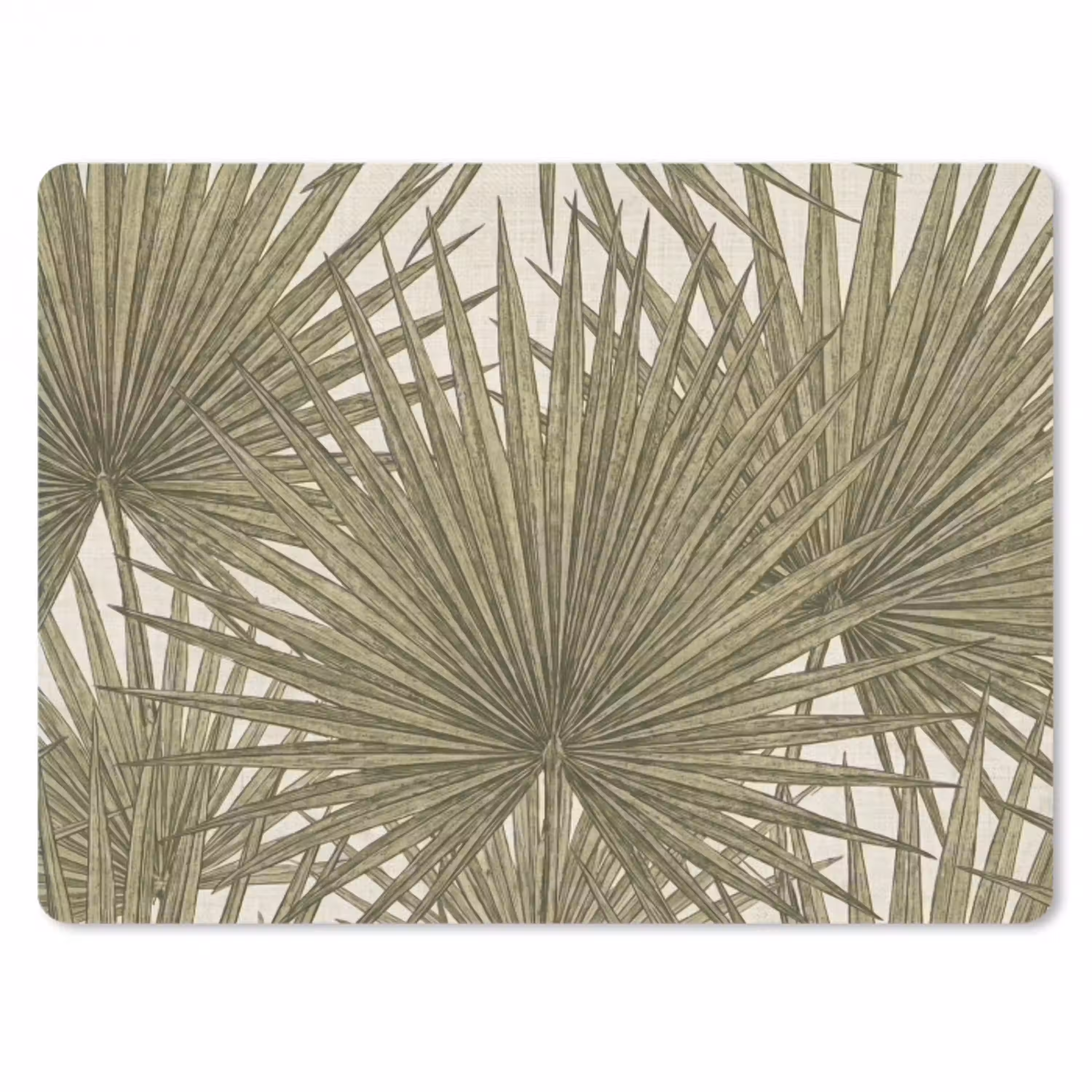 Blad - Tropisch - Patroon - Natuur - Groen muismat rubber klein -3d