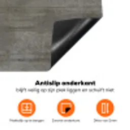 Structuur - Beton - Steen - Patronen Inductie beschermer vinyl 3mm klein 276 -zzzzzzz-td-onderkant