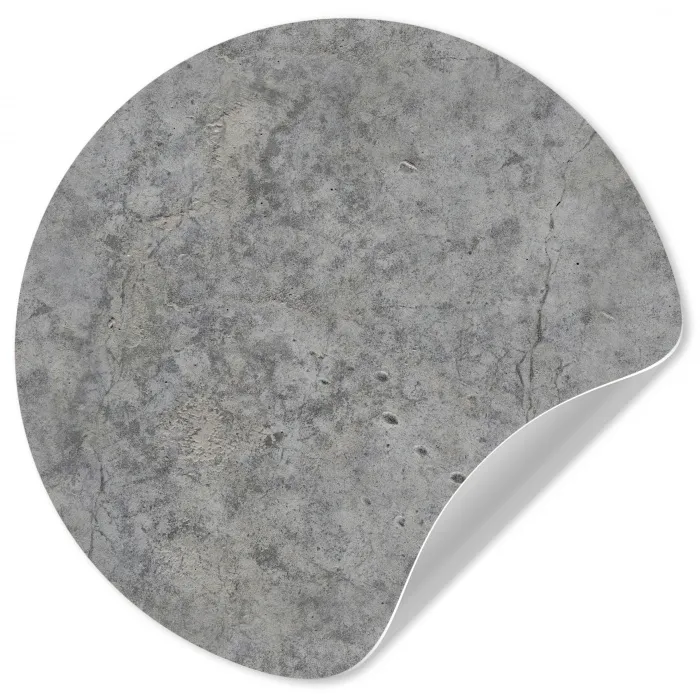Beton - Antiek - Patronen Wandcirkel behangsticker klein 186 -3d