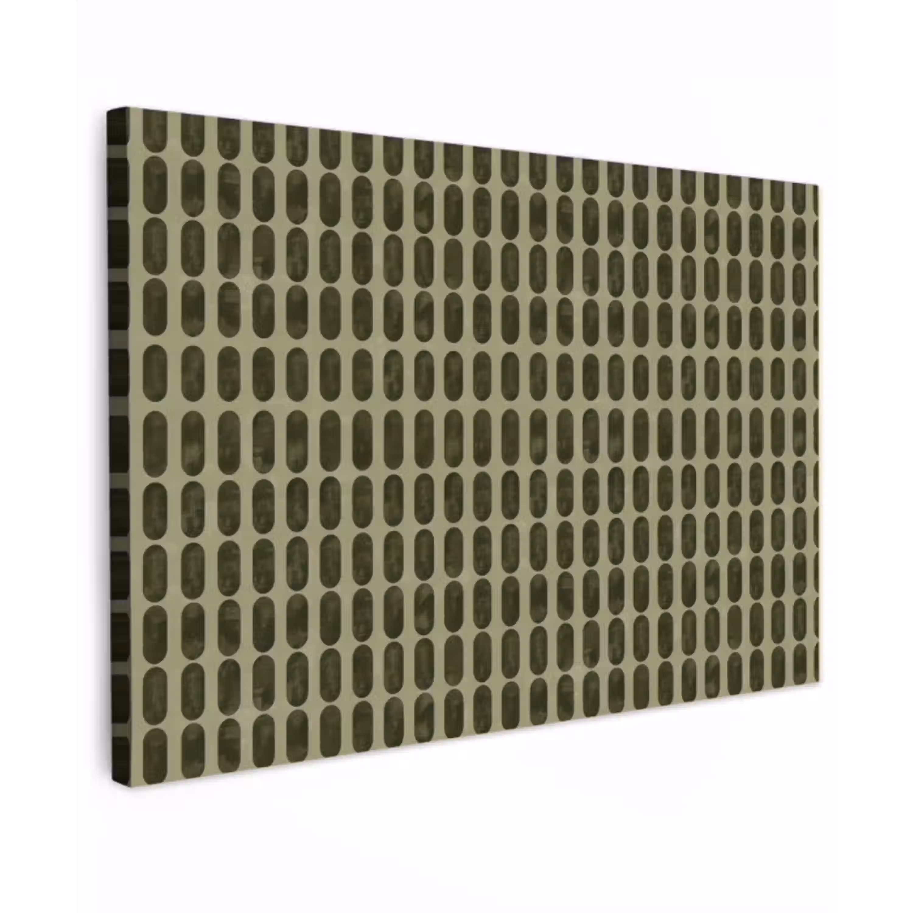 Ritmisch - Effect - Groen canvas 2cm klein 34 -z3d