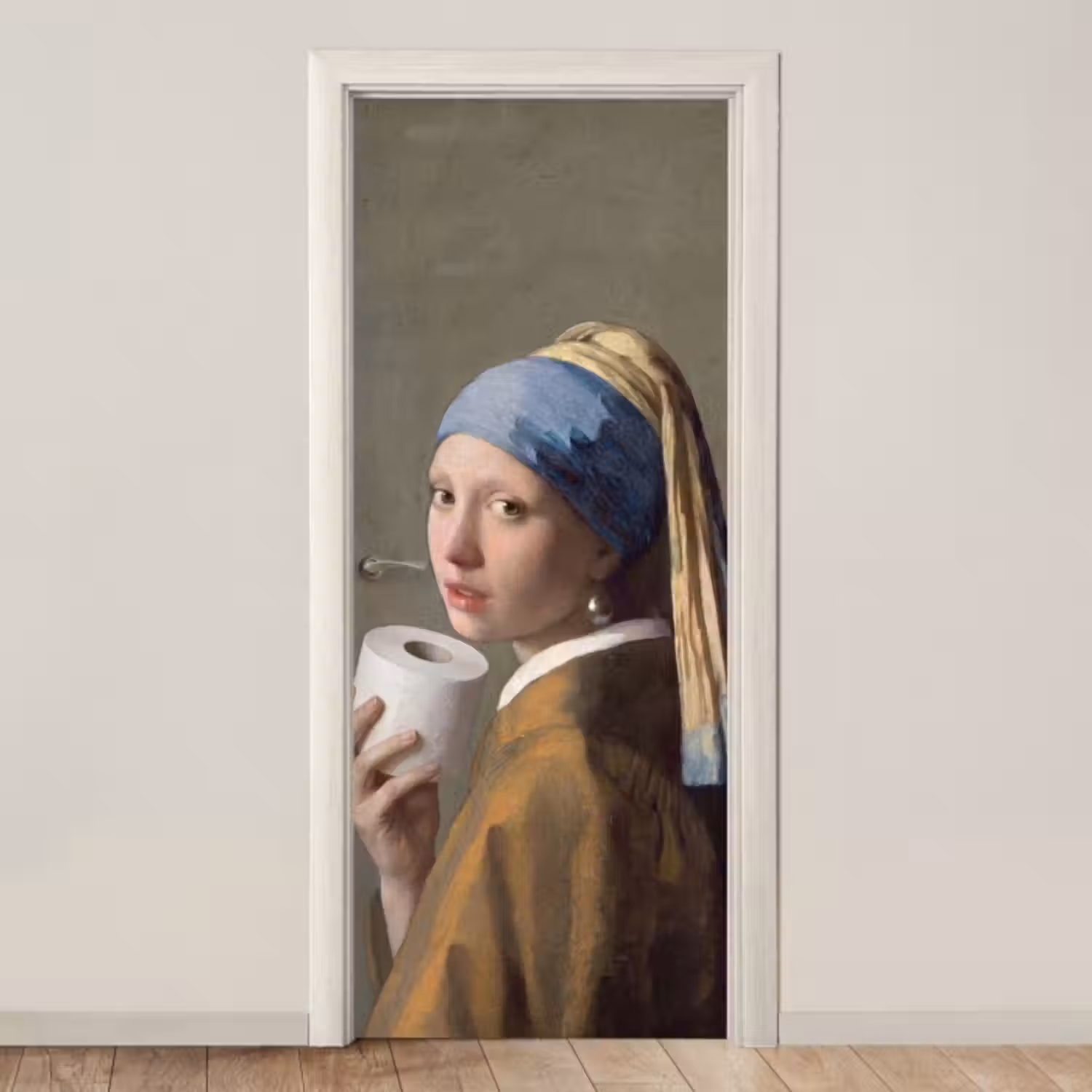 Deursticker - Klassiek - Humor - Kleurrijk