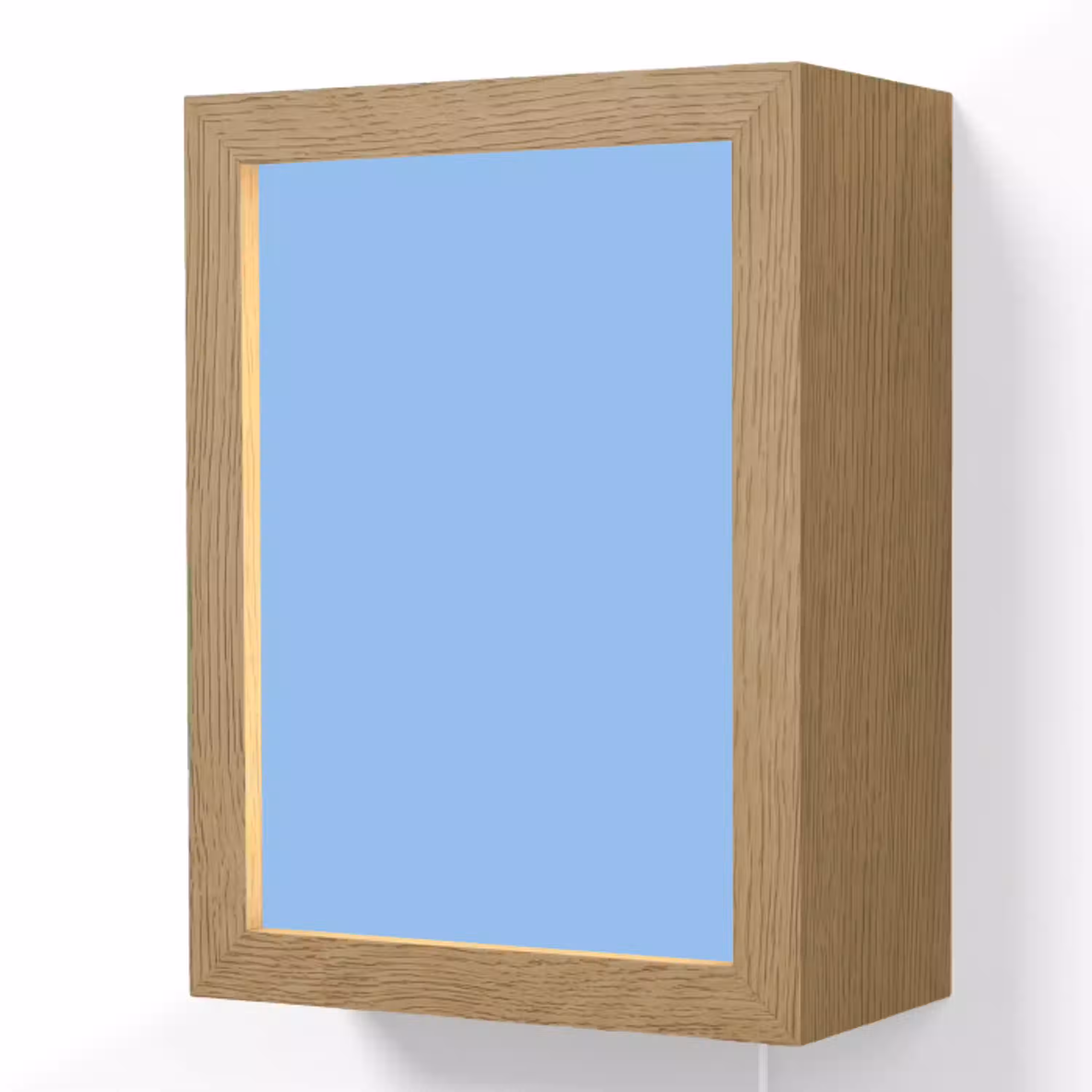 Sky - Glow - Blauw Light Box met kabel (Wandlamp) klein 929 -3d