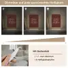 She plans she glows she achieves - Rood - Cursief Light Box met kabel (Tafellamp) klein -USP_dimbaarDE