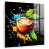 Koffie - Graffiti - Drinken - Abstract plexiglas 5mm klein -zzzproduct_nieuw