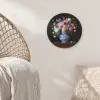 Rozen - Bloemen - Vaas - Boeket Akoestische PET Vilt - Rond klein -sfeer4