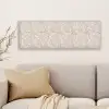 Bloemenprint - Grijs - Crème canvas 2cm klein 828 -sfeer5