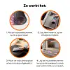Patroon - Smiley - Kleurrijk - Hartjes Inductie beschermer vinyl 3mm klein 276 -zzzzzzz-td-werking