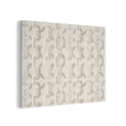 Motief - Abstract - Beige PET vilt klein 837 -3d