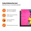 Konijn - Felroze - Sjaal - Abstract Inductie beschermer vinyl 3mm klein -zzzzzzz-td-ups