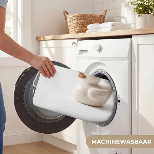 Badeend - Minimalistisch - Wit Badmat klein -USP_WasbaarNL