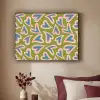 Groen - Retro - Hartjes - Patroon Textielframe zwart klein 947 -sfeer1