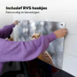 Vos - Sneeuwval - Portret - Winter - Sfeervol Inductie beschemer met haakjes klein -ky-ophangen-nl