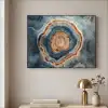 Cirkel - Ringen - Steen - Tinten Textielframe zwart klein -sfeer2