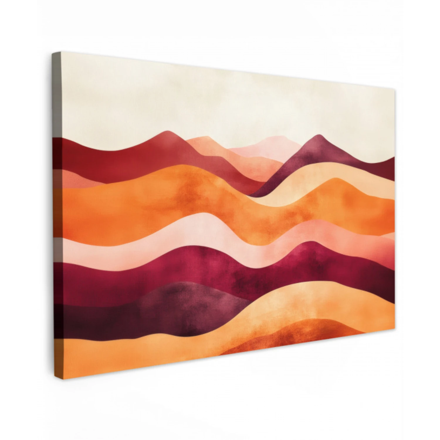 Abstract - Landschap - Golven canvas 2cm klein -z3d