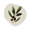 Olijftak - Donkergroen - Olijven Wandcirkel Organisch Forex 3mm klein -3d