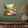Natuur - Landschap - Bloemen - Kleurrijk aluminium wit klein -sfeer2