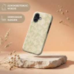 Organisch - Subtiel - Groen Toughcase MagSafe Apple iPhone 17 klein 1017 -USP_RandenV_NL