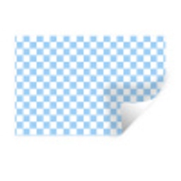 Schaakbord - Klassiek - Blauw Muursticker klein 286 -3d