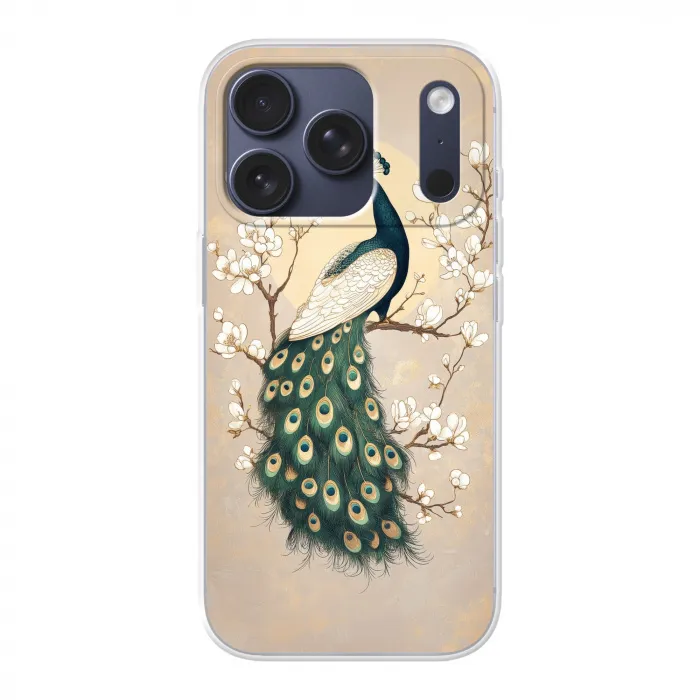 Pauw - Tak - Bloemen Telefoonhoesje iPhone 17 Pro klein -3d