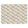 Touw - Gebreid - Beige muismat rubber klein 262 -3d