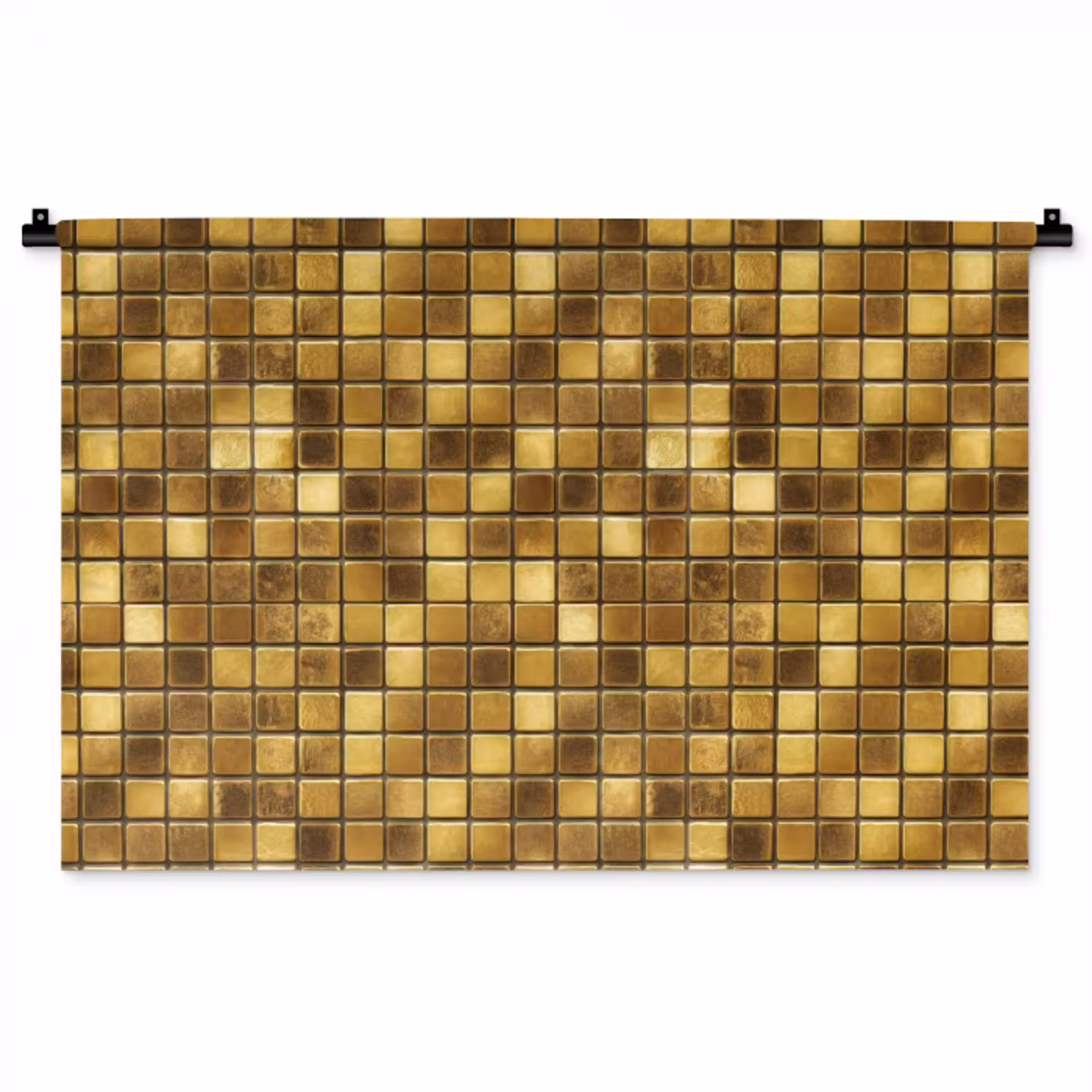 Tegels - Mozaïek - Luxe - Warm Goud Wandkleed katoen middel 269 -zz3d