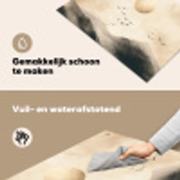 Landschap - Japandi - vogel Inductie beschemer met haakjes klein -ky-schoon-nl