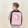 Quote - Meisjes - Eenhoorn - Roze - I was born a Unicorn Rugzak - Zwart middel -sfeer2