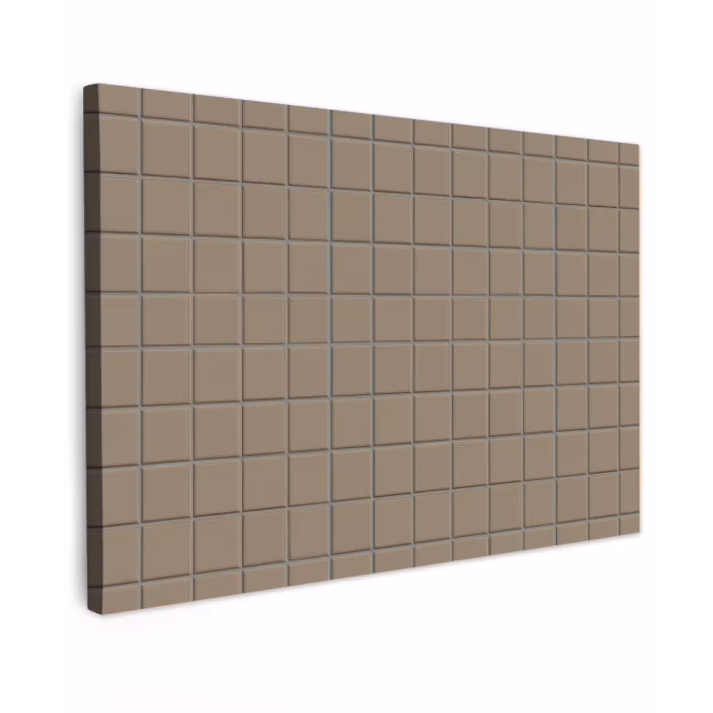 Tegel - Patroon - Taupe canvas 2cm klein 34 -z3d