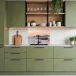 Rustiek - Roeiboot - Zandstrand keuken achterwand 2 middel -sfeer3