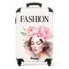Fashion - Bloemen NBS - Handbagage koffer - Kinderen Unisex middel -productfoto_recht