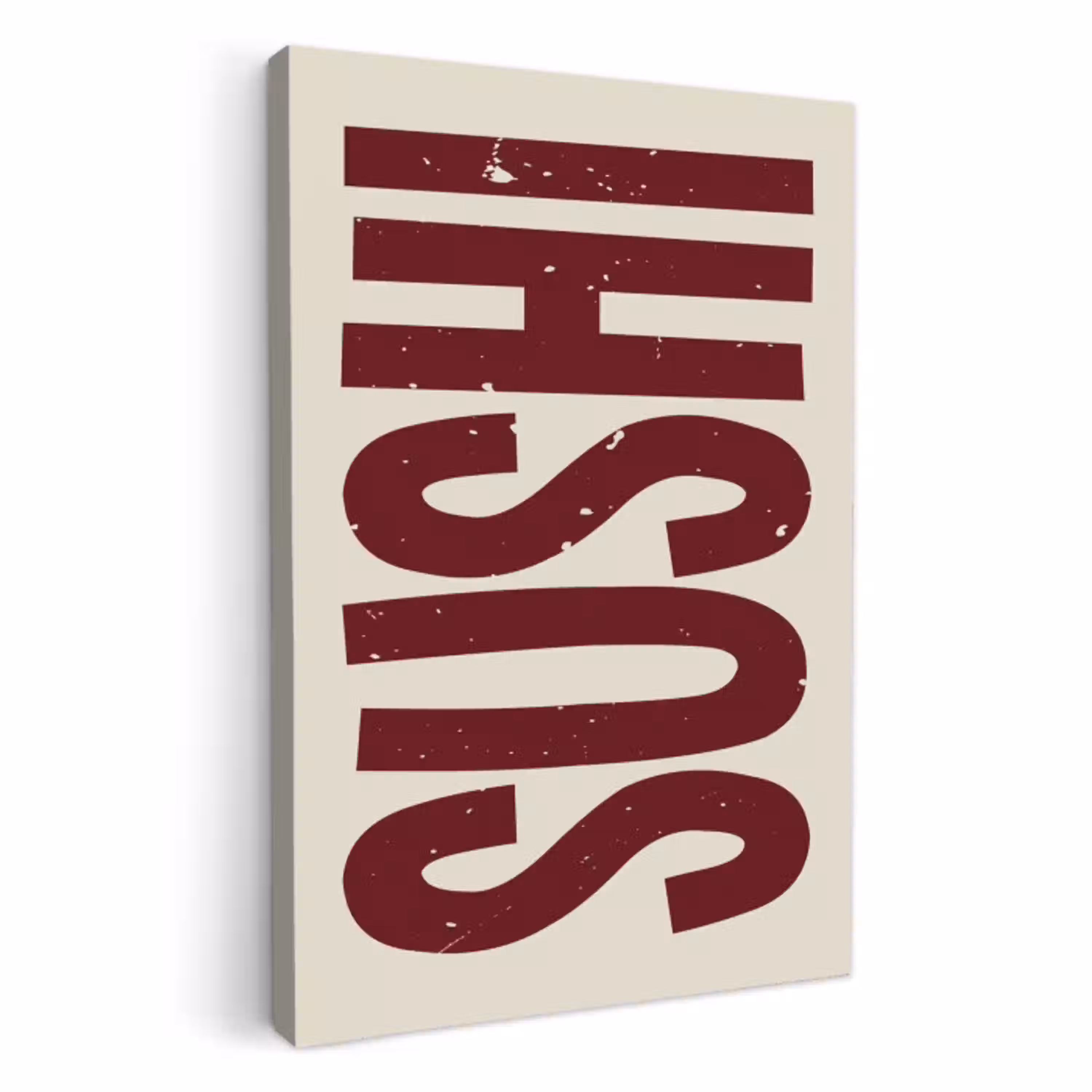 Sushi - Rood - Japandi - Decoratie KitchenYeah - Keuken - Canvas klein -3d