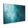 Bootje - Water - Blauw canvas 2cm klein -z3d