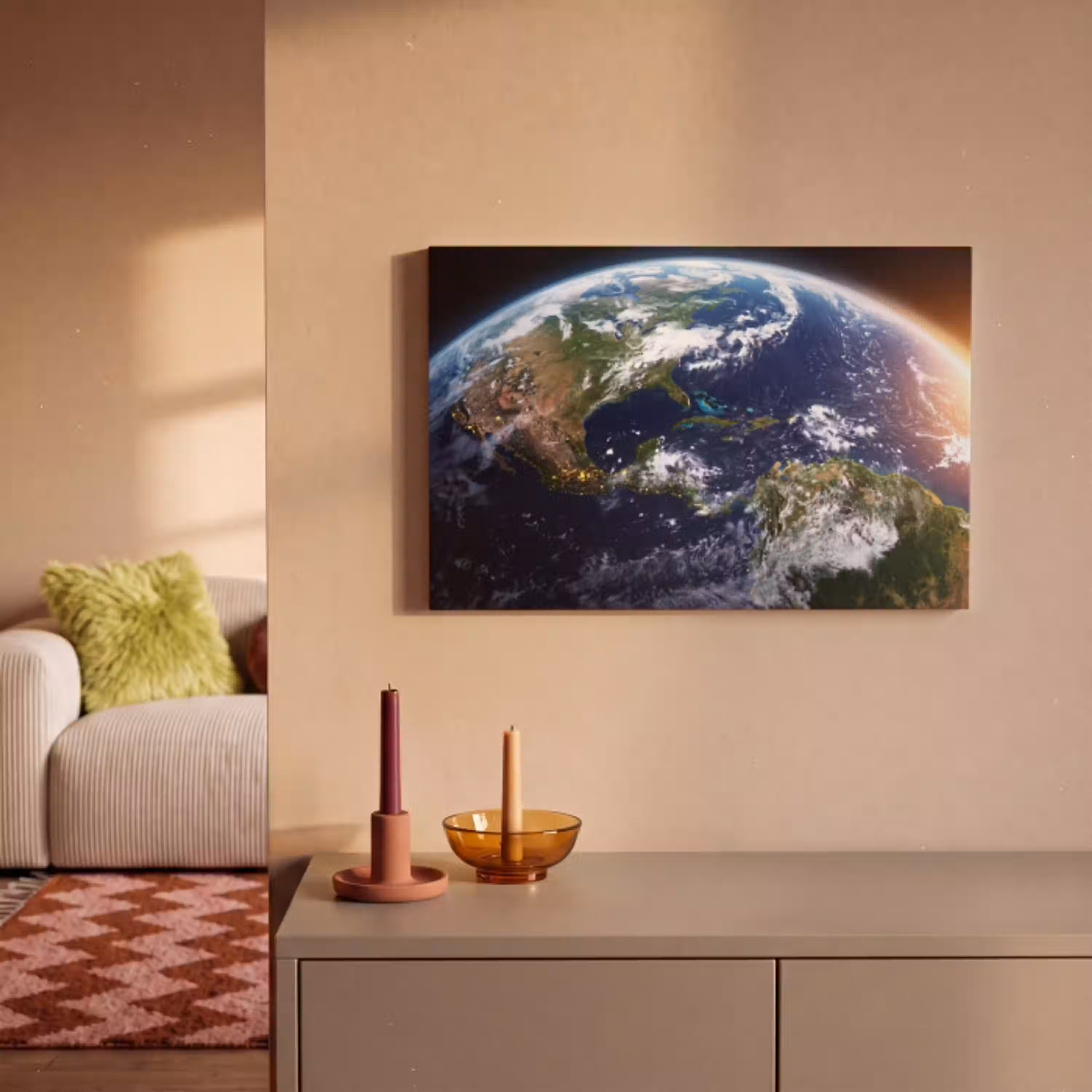 Planeet - Ruimte - Kosmos canvas 2cm klein -sfeer1