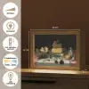 Stilleven met kazen - Kunstwerk - Oude meesters Light Box met kabel (Tafellamp) klein -USP_NL