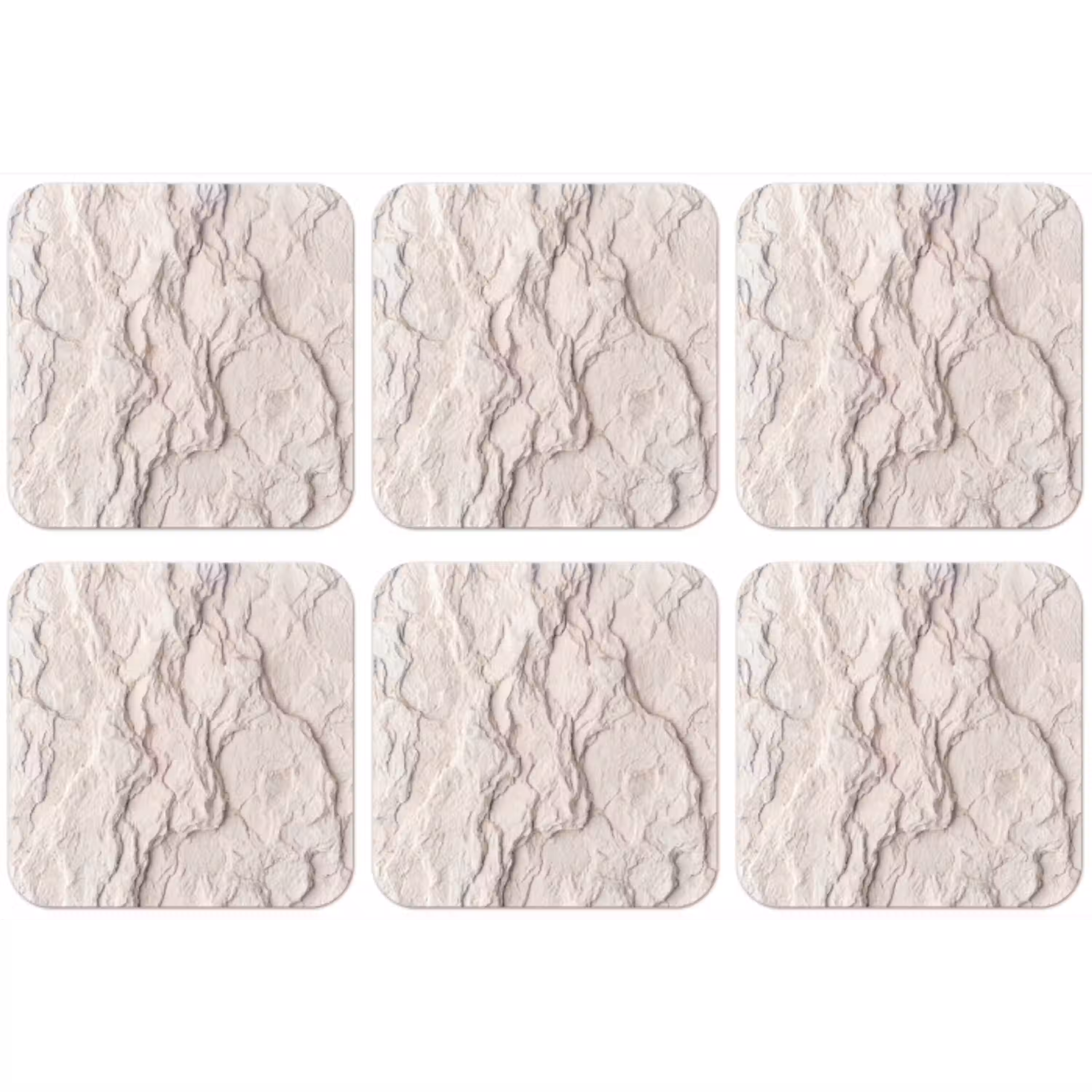 Rots - Structuur - Natuur - Beige - Abstract onderzetter kurk middel -zkaufland3dotto