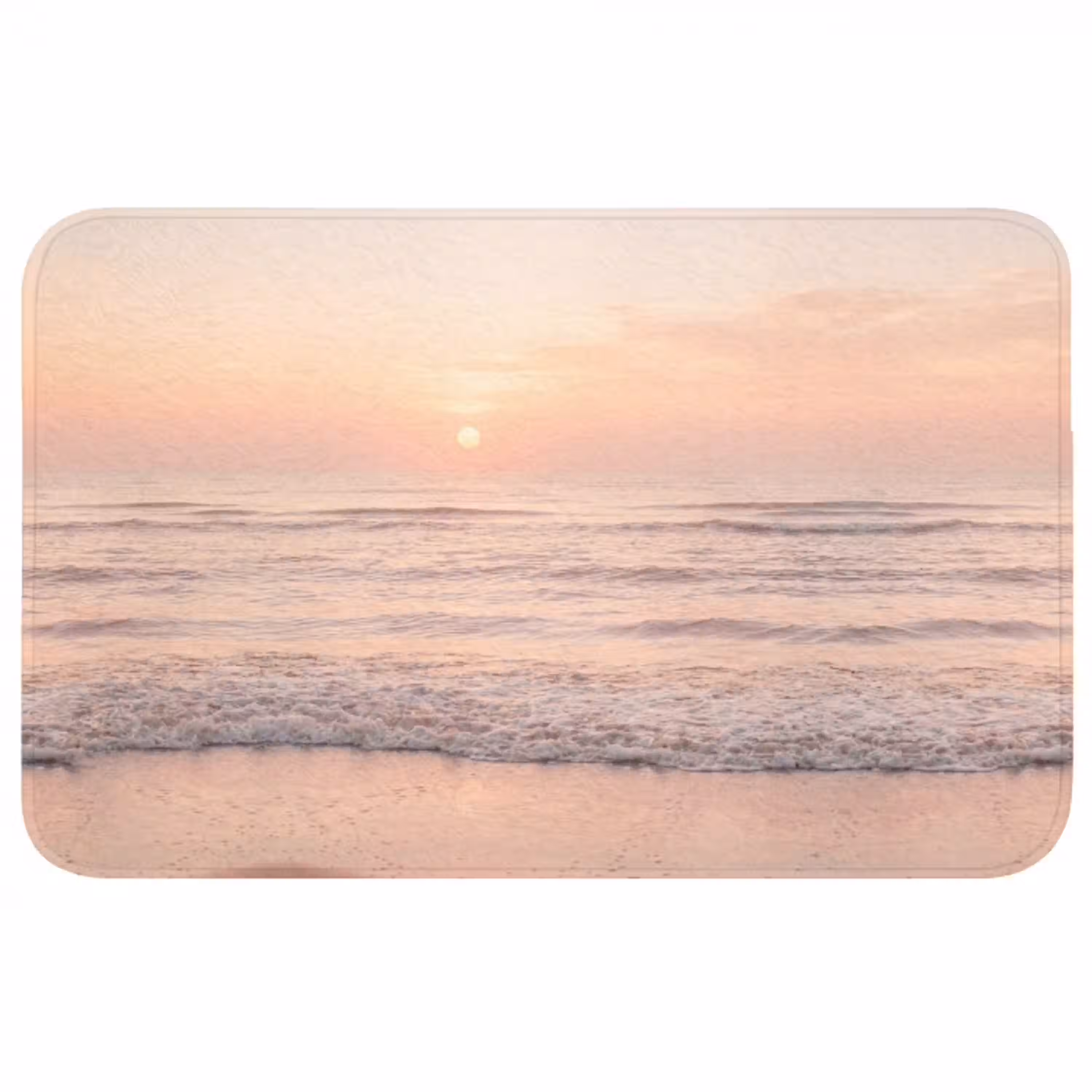 Zon - Strand - Roze Badmat middel -3d