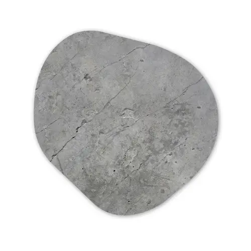 Patronen - Beton - Oud Wandcirkel Organisch Forex 3mm klein 629 -3d